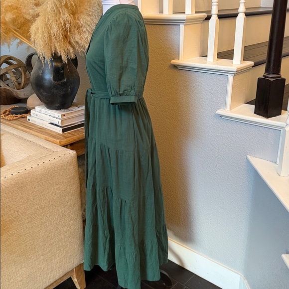 Baltic Born Camille Layered Puff Sleeve Maxi Dress Size Small - Picture 7 of 10